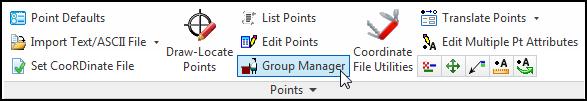 Chapter: Working with Points Exercises: Working with Point Groups In these exercises you create a Point Groups, using filtering of descriptions, and then use the new Point