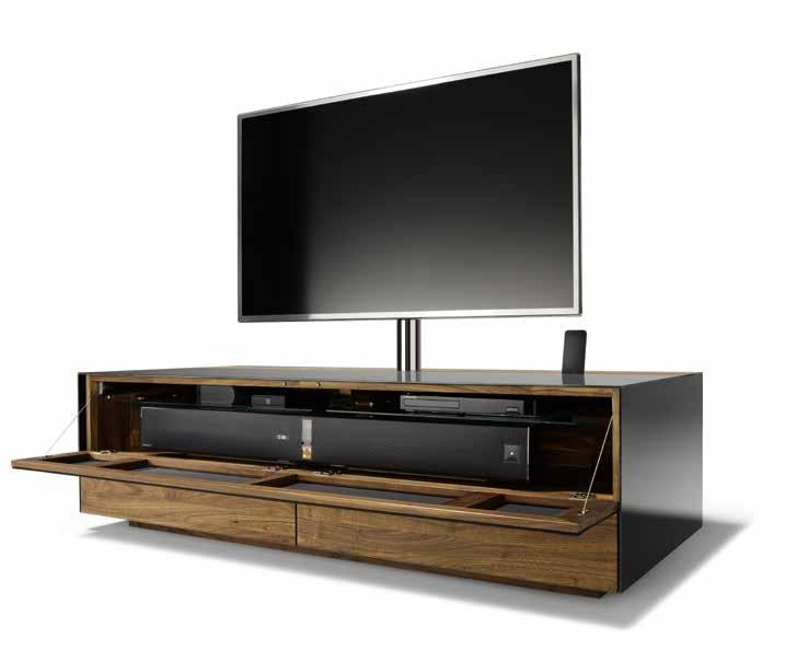 cubus and cubus pure home entertainment room divider: optimum TV connection by