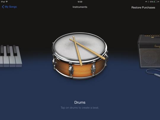com/uk/support/mac-apps/garageband Here s the Garageband app icon on your home screen.