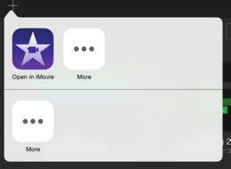 Click share and your film will then export to imovie.