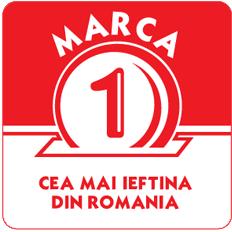 Marca distribuitorului: Marca No. 1 Carrefour România - Cel mai mic preţ al unui produs din categoria sa.
