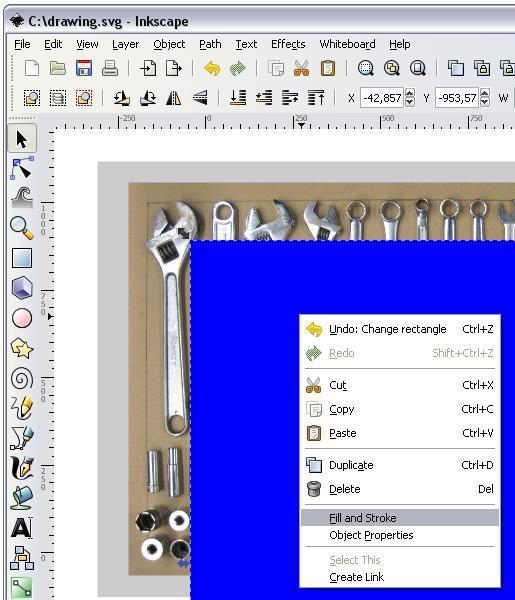 3.5. By default, your rectangle may have be a colour that has no contour. If this is the case, click on the rectangle with the ''SELECT AND TRANSFORM'' arrow at the top of the left hand side tool bar.