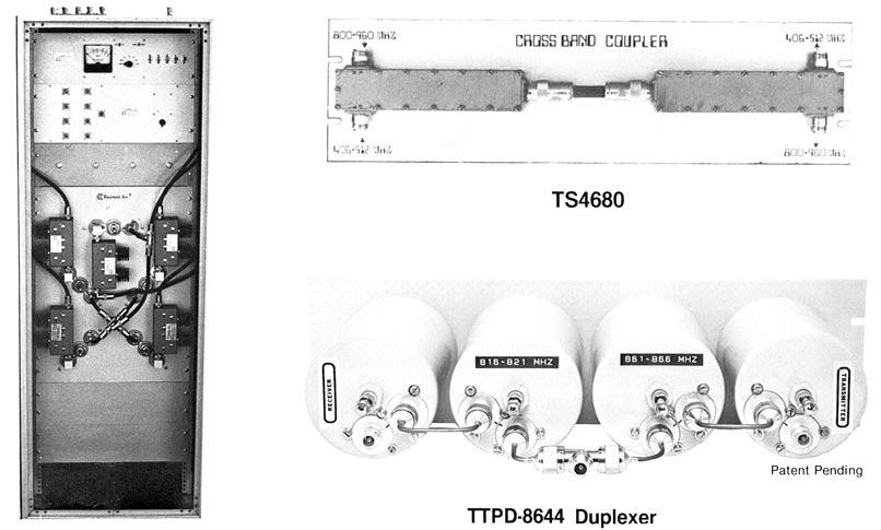 M101-860-10TRM M101-860-5TCM EXPANDABLE A special coupling technique provides a true bandpass response while rejecting a specified frequency band with 5 or 15 MHz TX/RX passbands.