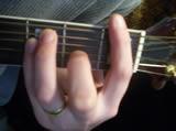 The E Style Barre Chord What To Do: Create a barre with your first finger on any fret. Pretend your finger is the nut of the guitar.