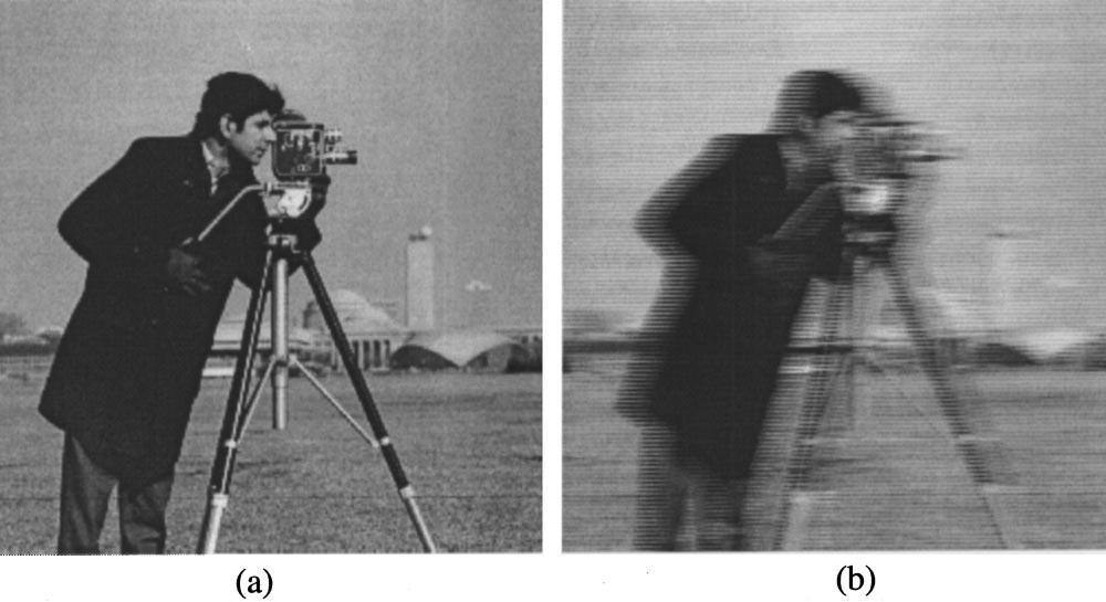 Fig. 7 (a) An original Cameraman image.