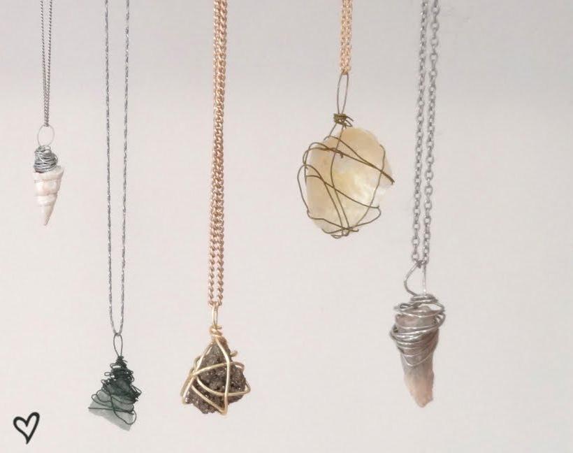 Leah Rogers Girard, KS 3D Studio Art Major Wire Wrapped Gifts Wire is the unsung hero of the