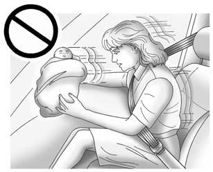 Scaunele şi sistemele de reţinere 2-35 { AVERTISMENT Copiii care se sprijină sau sunt foarte aproape de un airbag în momentul umflării acestuia pot suferi răni grave sau pot deceda.