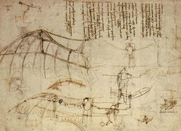 Biomimetic flight UNCLASSIFIED Leonardo da Vinci's design for a