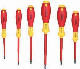 5/PH/1/2 6-part set: VDE insulated slotted and crosshead PH screwdriver set Type Blade type Size / A a b c Order No. SDIS 0.4X2.5X75 A 0.4 2.5 75 SDIS 0.5X3.0X100 B 0.5 3 100 SDIS 0.