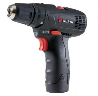 10V Battery Powered Driver Drill Art. No. 05700 101 2 (2313) Extremely compact and powerful 10.8V lithium ion driver drill. Ideal for light drilling and screwing applications.