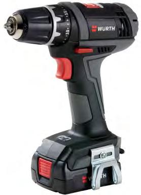 The practical battery charge indicator tells you how much energy is left at all times. 2-speed gear unit and drill chuck The cordless drill screwdriver is suitable for both screwing and drilling.