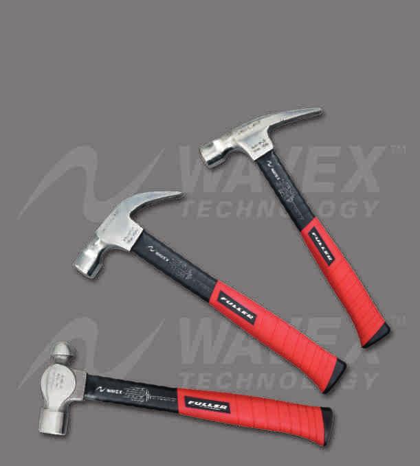 THE SHOCK-ABSORBING HAMMER WAVEX Technology is the most effective vibration-dampening system on the market today. Effectively reduces shock to wrist, elbow and shoulder.