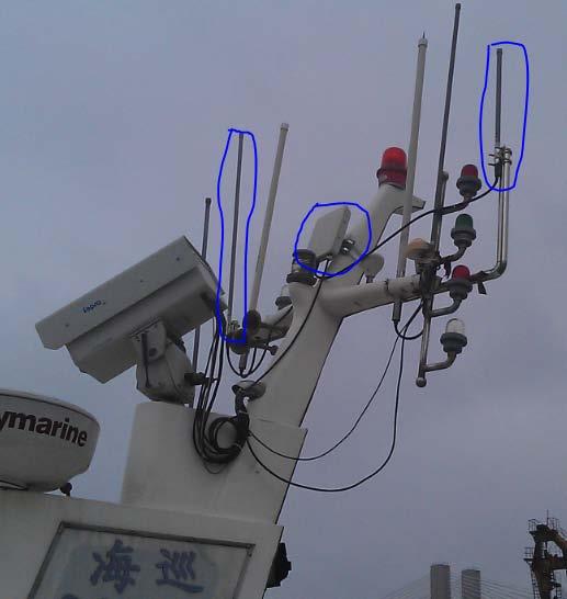 1 meter separation between 2 antenna