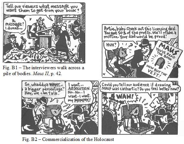 12 Spiegelman s portrayal of the characters as animals, claiming that they perpetuate the racial stereotypes that made the Holocaust possible.