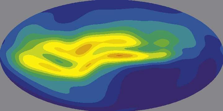 Figure 1. Ion density from the International Reference Ionosphere (IRI) displayed as color maps for a summer (21 June 2000) and a winter day (20 December 2000) for an altitude of 400 km at 18:00 UT.