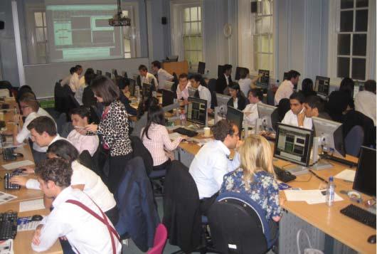 Computer Simulation: A market simulation, TraderEx (www.etraderex.co.uk), is used extensively in the trading seminar.