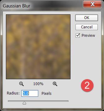 (or Ctrl + J) 2. Filter> Blur> Gaussian Blur 3.