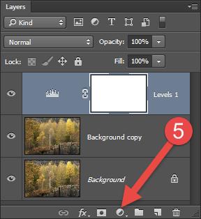 Create a new Adjustment Layer (use the icon in the
