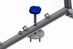 Goal mounted using installation plates / supports Goal mounted in assembly sleeves Goals mounted using fixing pins 9-06-1 9-05 9-06 Assembly systems: