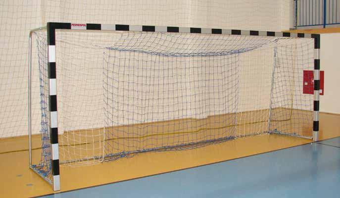 9-03 9-03D 9-04 Football goals 5x2 m aluminum profile Football goals 5x2 m reinforced aluminum profile Football goals 5x2 m steel profile Football goals 5x2 m, square profile, extended, mounted in