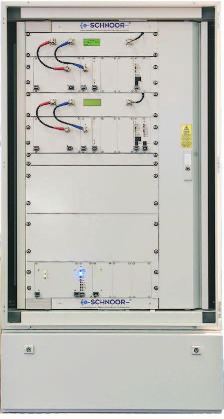 These may also include a complete antenna combiner for connecting multiple radios to a single antenna. Schnoor also provides bigger system cabinets for the integration of max.
