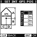 PREPARATION 10 Initial setting mode (Continued) D Internal/External GPS Antenna Position Set these measurements to indicate the internal and/or external GPS antenna position on the vessel.