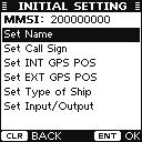 PREPARATION D Name and Call Sign settings q Push [ ] or [ ] to select the Set Name or Set Call Sign that you want to program, then push [ENT] to enter the setting mode.