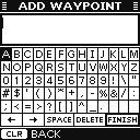 t Push [ENT] to display the detail screen of the selected waypoint. D Add a waypoint The position information that you want to memorize can be added as a waypoint.