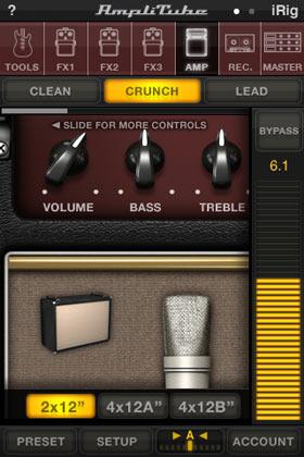 Crunch Amp: Crunch Based on Vox AC30 This legendary British amp from the 60 s can go from clean to crunchy, and has been at the foundation of modern rock.