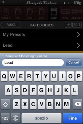 Let s say you want to create a new Category for to contain several Lead Amp Presets set to different lead tone