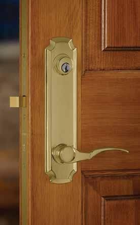 TRILENNIUM OPTIONS & AVAILABILITY Choose Your Lock Available in four series, there is a Trilennium Multi-Point Lock to fit every entry system.