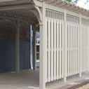 For example: a 10'x12' pergola will measure 12'x16' overall. Standard post height is 8', but longer heights are available as an upcharge. Size 12" 2.