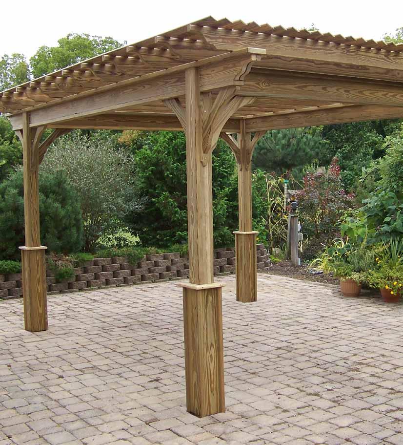 Our pergolas are built with quality for