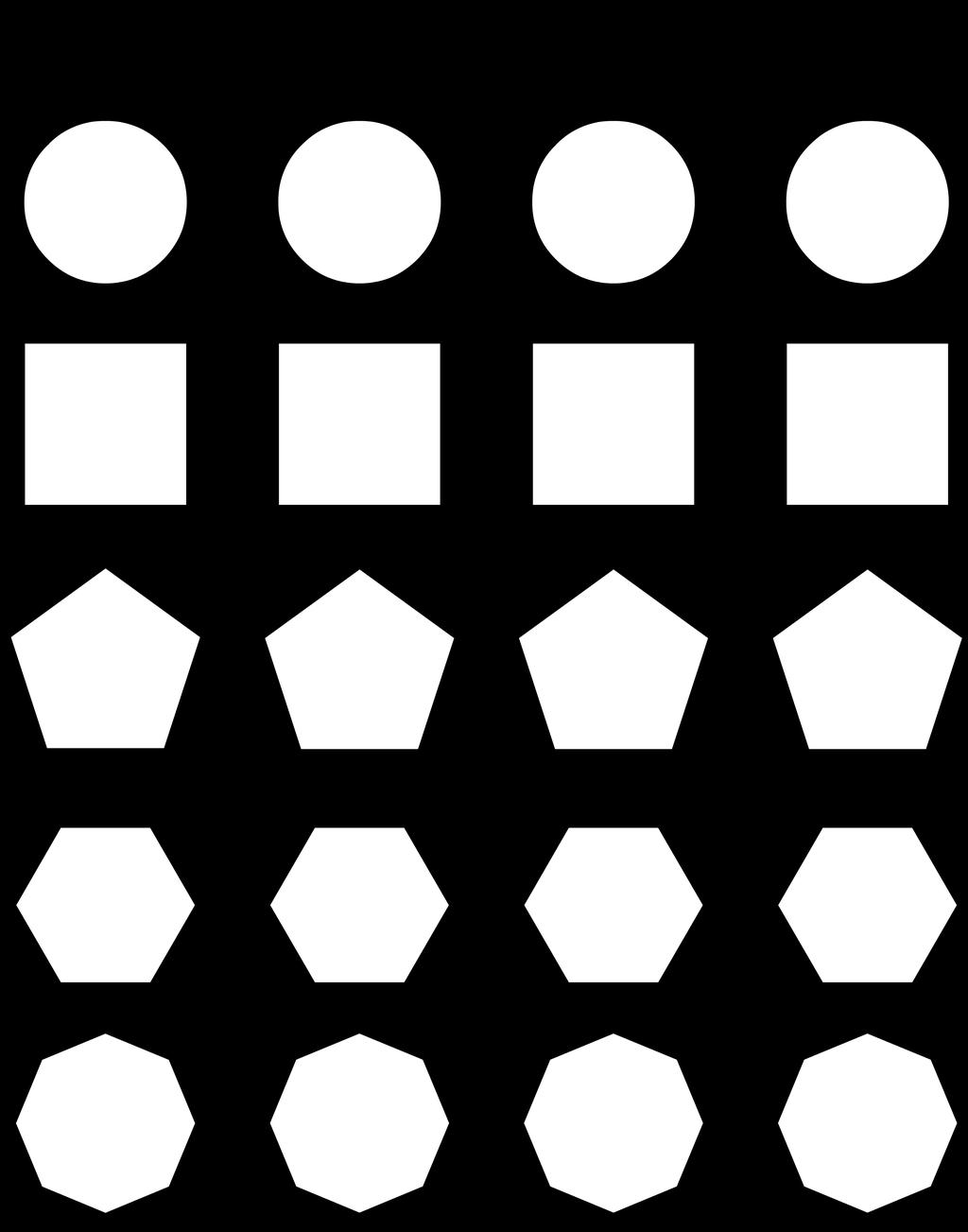 Shapes Template Game