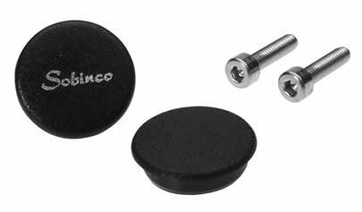 8.4. Cover cap set Black clip-on cover caps in synthetic material: