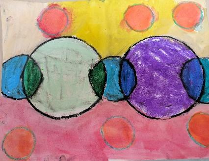 In this lesson children choose from a variety of circle sizes to create their own unique piece of art. They also choose a variety of different colors to suite their artistic style.