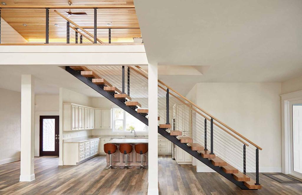 Modern strength has never been so simple. Floating stairs have always been a fab-on-site nightmare...until now.