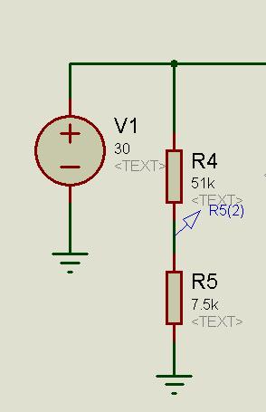 Figure 3.11: Voltage Divider 3.5.