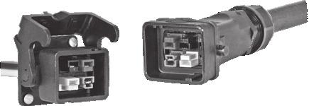 Guide Housings for Vertical Mini Powerclaw Contacts Prevents polarity being reversed when a two pole PP75 block is mated to vertical mini Powerclaw contacts. Fastening hardware not included.