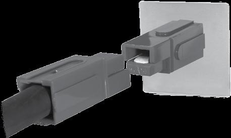 Powerpole Connectors - PP180: up to 3 Amps PP180 are the largest of the Powerpole series housings. They are designed to accommodate up to 3/0 (70 mm²) wires and handle high currents up to 3 amps.