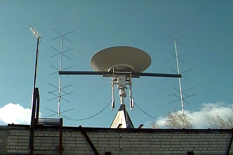 parabolic antenna planned in near future) Satellite