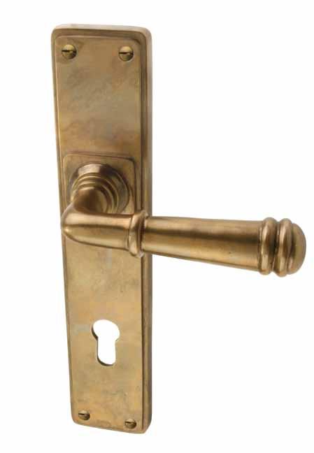 Handle Plate latch, lock or privacy 150mm x