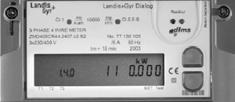 Electricity Meters IEC INDUSTRIAL+COMMERCIAL Landis+Gyr Dialog ZMD400AR/CR, ZFD400AR/CR TECHNICAL DATA Frequency Nominal Frequency f n 50 or 0 Hz tolerance ± 2% IEC-specific data Current Nominal