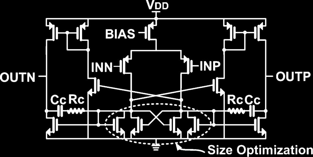 880 IEEE JOURNAL OF SOLID-STATE CIRCUITS, VOL. 41, NO. 4, APRIL 2006 Fig. 6. Two-stage class-ab OTA. Fig. 7. Chip microphotograph of the proposed analog front-end. Fig. 8.