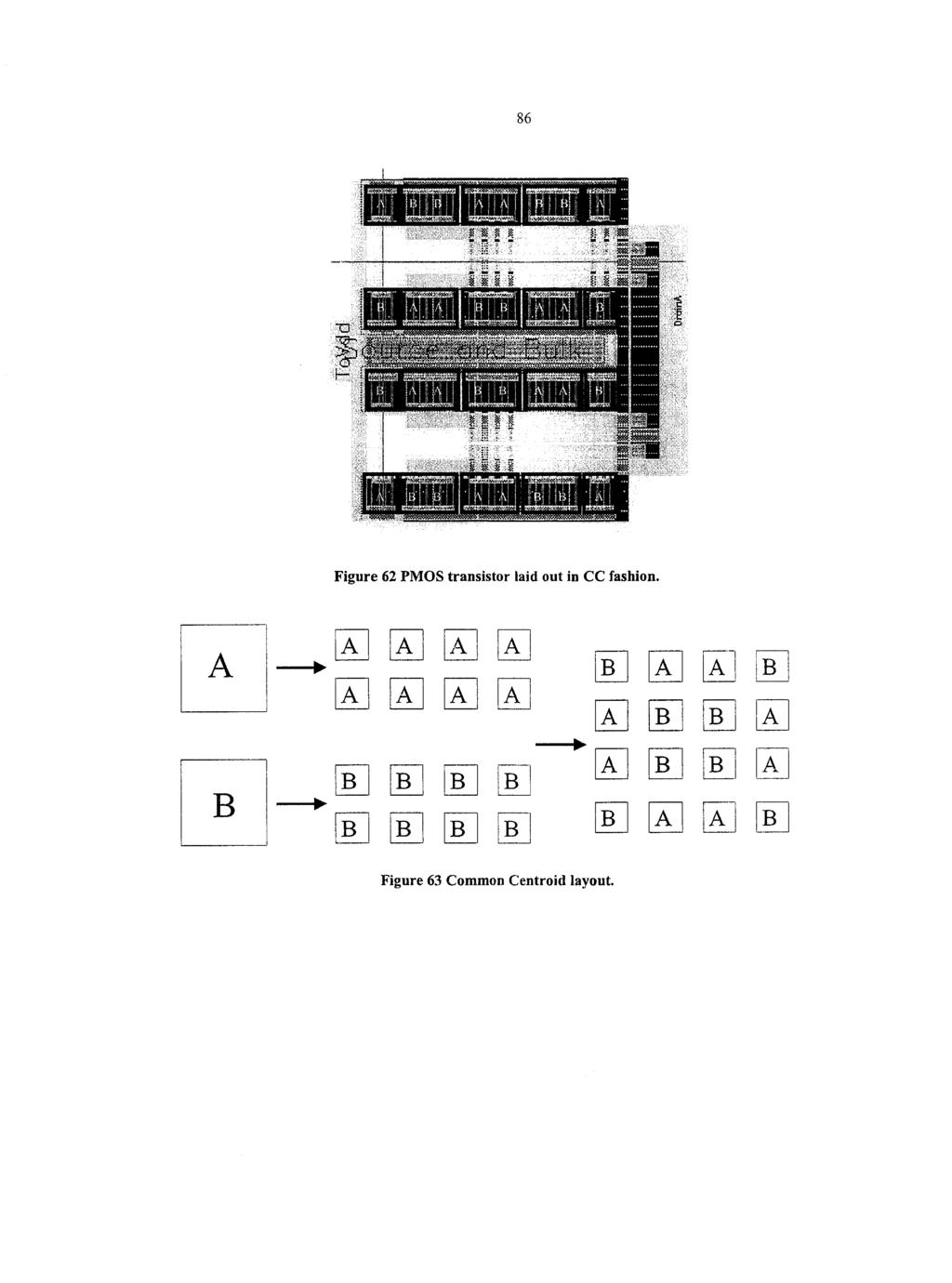 86 Figure 62 PMOS transistor laid out in