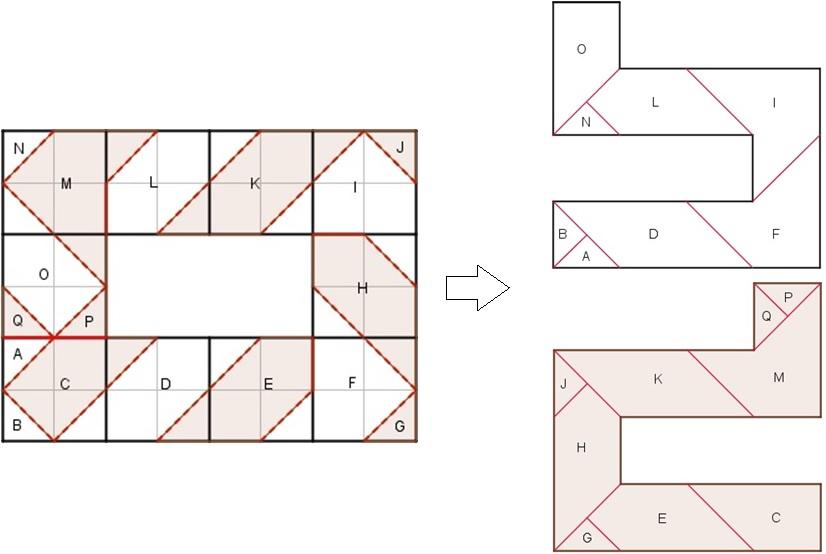 8 JULIA MARTIN AND ELIZABETH WILCOX Figure 11 If one orients the polyomino to begin by folding along a side with three squares, the folding seems to work it s only when one turns the corner and