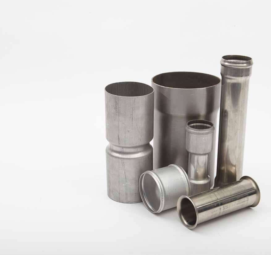 END-FORMING & CUSTOM FABRICATION SERVICES PIPE & TUBE END-FORMING CAPABILITIES Our range of machinery is perfect for standard end forms to custom projects and everything in between.