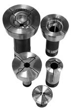 Custom Manufacturing Custom manufacturing of Special Collets and Step Chucks Hardinge will manufacture special 5C, 16C, 20C and 25C collets and step chucks to hold your extruded stock, non-round
