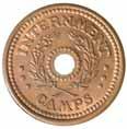 Fourth Session, Commencing at 4.30 pm MISCELLANEOUS TOKENS & CHECKS 909* Camps, one shilling. Glossy red brown with traces or hints of original mint red, good extremely fine.