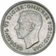 1037 George VI, 1938, 1939, 1940. Very fine - extremely fine.